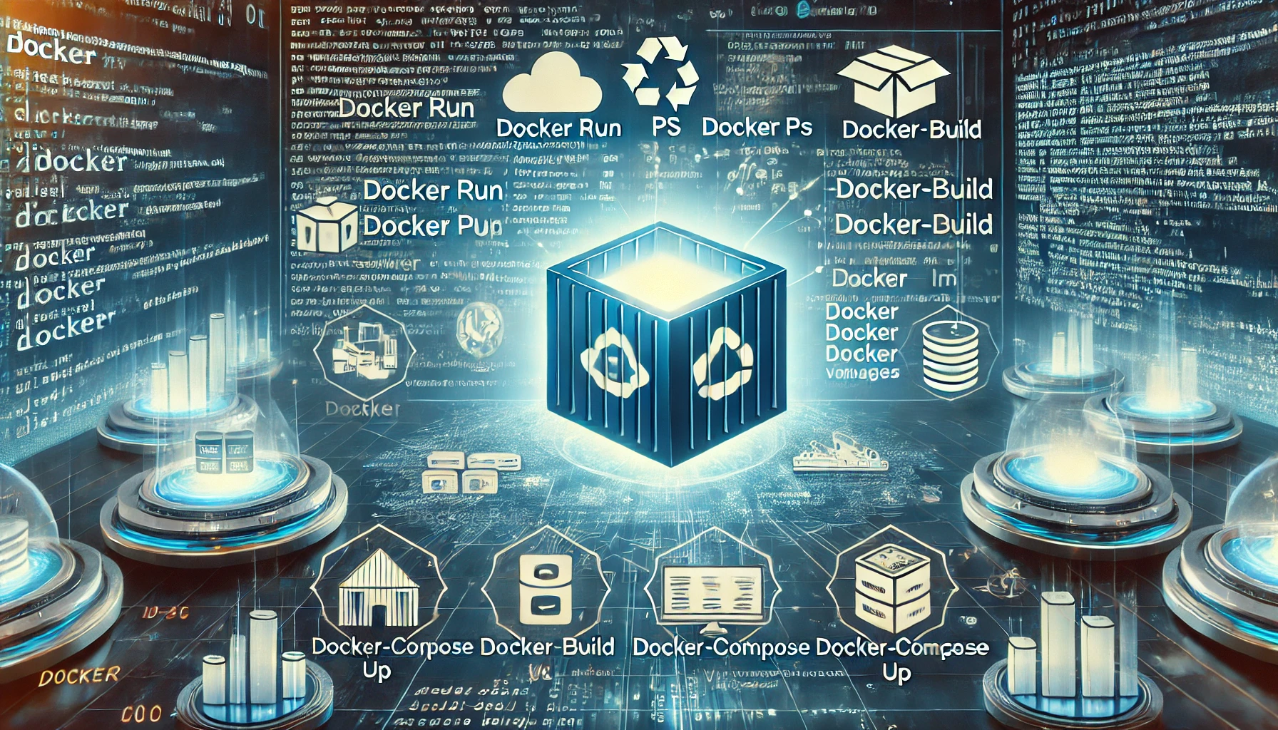 Descubre los comandos Docker esenciales para gestionar contenedores, imágenes y redes. Guía completa paso a paso para principiantes y expertos.