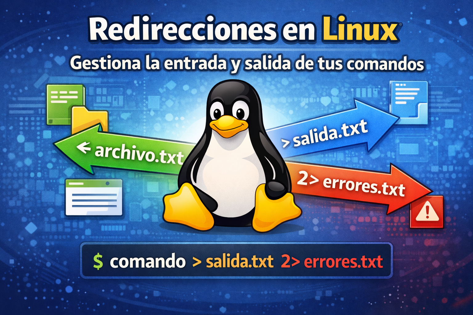 Redirecciones en Linux