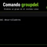 comando-groupdel