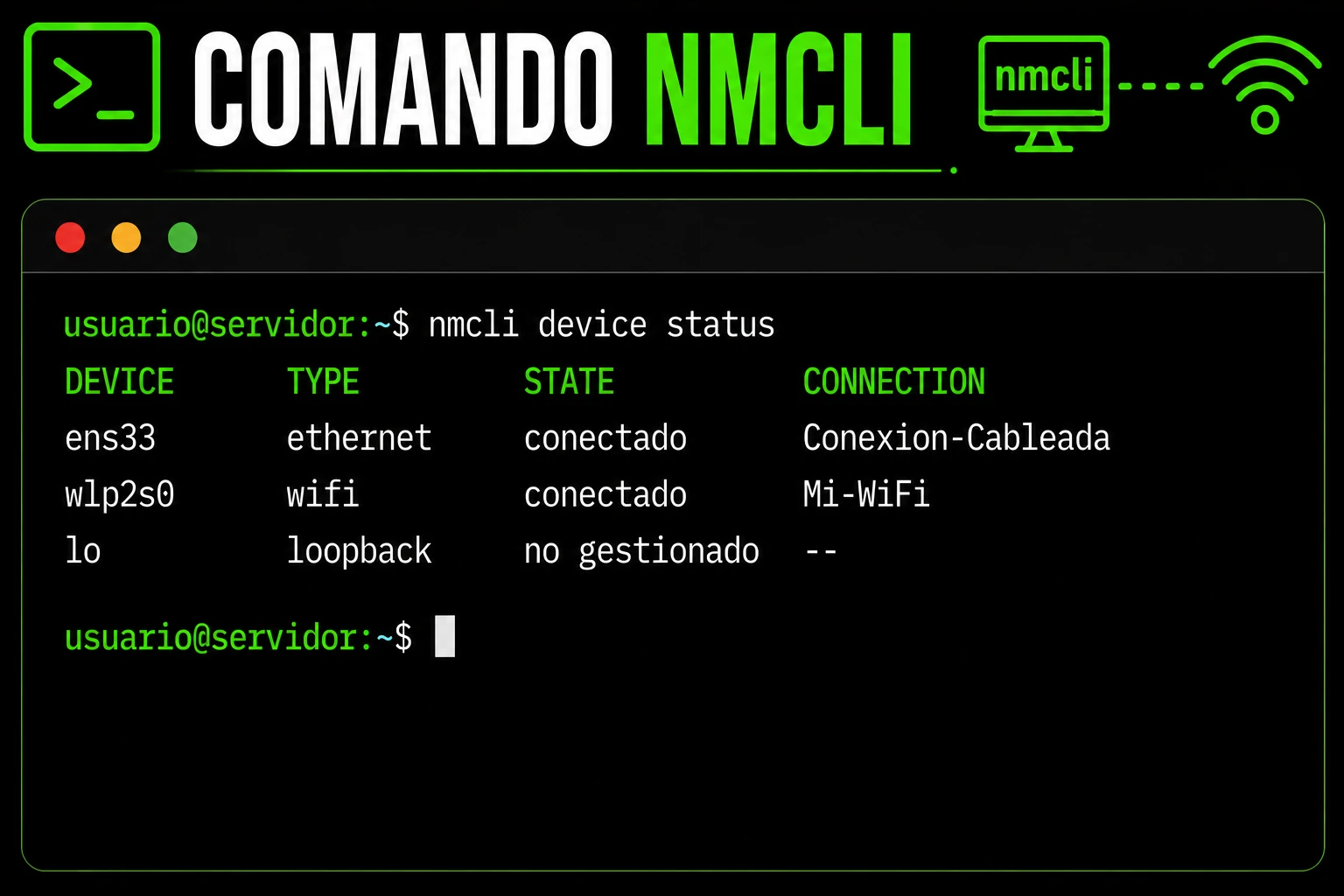 comando-nmcli