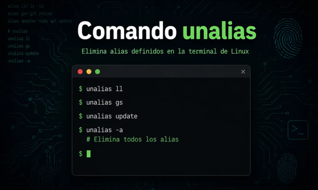 comando-unalias