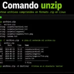 comando-unzip